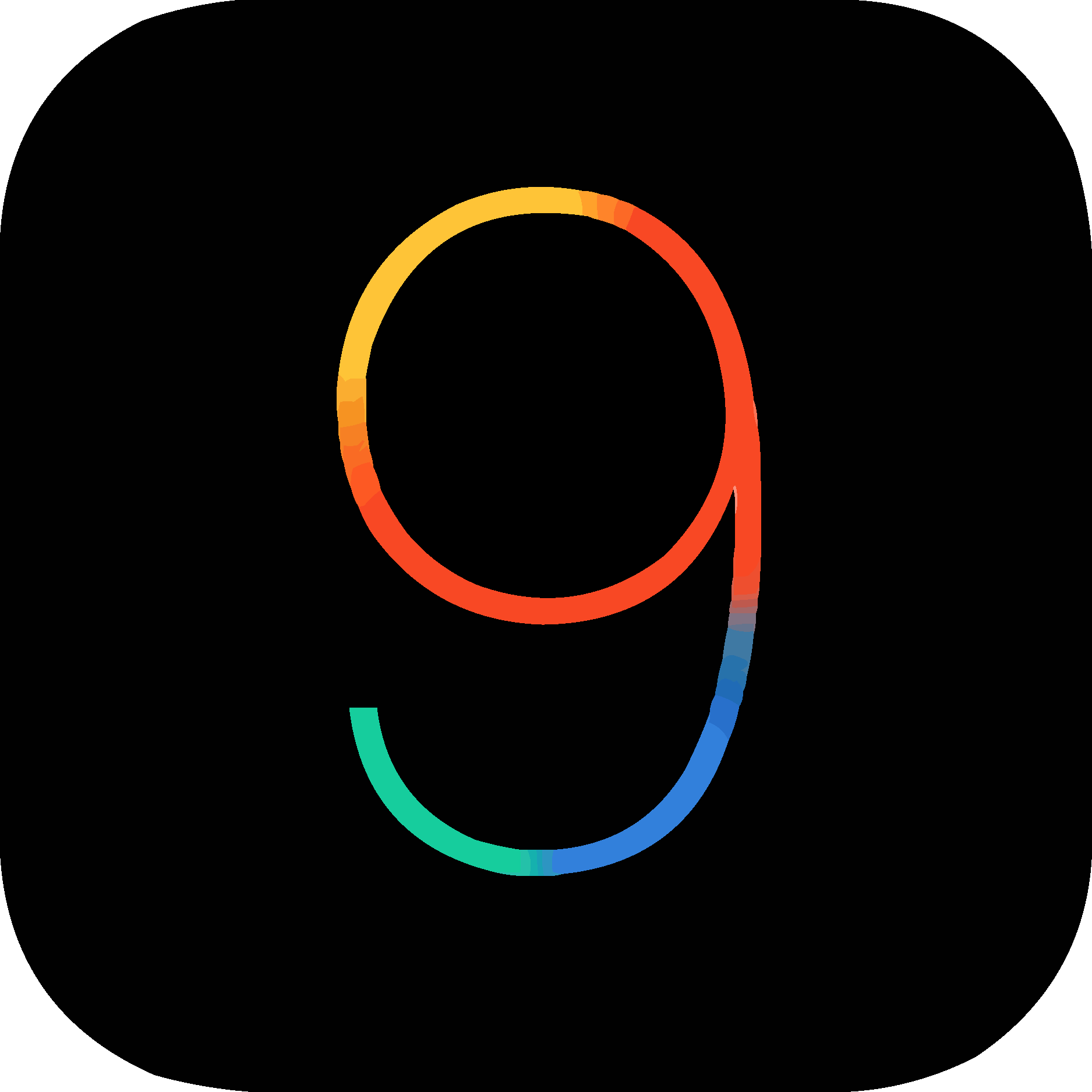 IOS 9 Logo Vector Logo